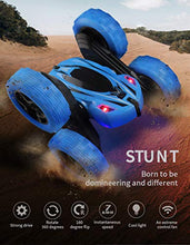 Load image into Gallery viewer, Pup Go Remote Control Stunt Car - 4WD 2.4Ghz 360° Flips Rechargeable RC Car for Kids, Radio Controlled Car Toys, Gifts for 3 4 5 6 7 8 9 Year Old Boys (Blue)