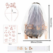 Load image into Gallery viewer, Hen Party Accessories,4pcs Bride to be Set Hen Party Accessories,Set for Bridal Shower, Bachelorette Party, Hen Night Party Accessories Bachelorette do Prop Out Wedding