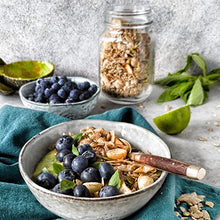 Load image into Gallery viewer, Macadamia & Coconut Keto Granola 3x312g - Low Carb - No Gluten - No Added Sugar, Salt or Palm Oil - High Fibre - Healthy & Natural Breakfast Cereal - LCHF
