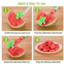 Load image into Gallery viewer, Upgrade Windmill Watermelon Cutter Premium Stainless Steel Watermelon Cubes Slicer Ergonomic Handle Tongs Creative Cutter Knife Corer Fruit Tools Kitchen Gadgets Best Kitchen Gifts Tool
