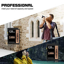 Load image into Gallery viewer, 128GB SD Card Memory Card Fast Speed Security Digital Flash Memory Card Class 10 for Camera,Videographers&Vloggers and Other SD Card Compatible Devices(128GB)