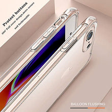 Load image into Gallery viewer, Hually Case for iPhone 7, iPhone 8 Case, iPhone SE 2022 Case, iPhone SE 2020 Case,Crystal Clear Shock-Absorption Protective Cover,Transparent TPU Anti-Scratch Case for iPhone 7/8/SE 2nd&3rd 4.7"