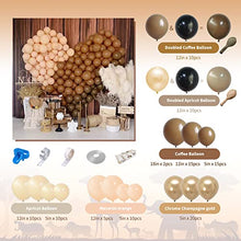 Load image into Gallery viewer, Balloon Arch, Sumtoco Balloon Garland Kit with Nude Apricot Double-Stuffed Latex Party Balloons for Boho Safari Bear Themed Wedding Baby Shower Bridal Engagement Anniversary Birthday Decorations