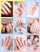 Load image into Gallery viewer, Btiztlla Gel Nail Polish Kit with 120W LED Light, 12 Colors White Nude Glitter Gel Nail Polish Set, UV LED Nail Lamp, No Wipe Base Top Coat, Manicure Tools, Starter Kit for Beginner DIY at Home
