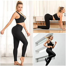 Load image into Gallery viewer, Netolo TIK Tok Leggings Butt Lift, Women Gym Leggings High Waist Waffle Leggings, Scrunch Honeycomb Leggings Anti Cellulite Leggings for Workouts Yoga Pants - M Black