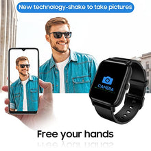 Load image into Gallery viewer, Smart Watch, Blackview Fitness Tracker with Heart Rate Monitor, Sleep Tracking & SpO2, 5ATM Waterproof Pedometer Watch, Touchscreen Smartwatch for Women Men Compatible with iOS and Android Phones