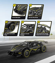 Load image into Gallery viewer, Dodoeleph Metal RC Cars 10km/h, Drift Car, 1:24 Diecast Remote Control Car, Electric Sport Racing Hobby Toy Car Model Vehicle for 8-12 Boys Teens Gift Black