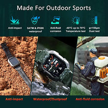 Load image into Gallery viewer, KOSPET Tank Smart Watch for Men, 1.72" Touch Screen Sport Watches with Blood Pressure, Heart Rate Monitor, SpO2, Fitness Watch with 5ATM IP69K Waterproof, 24 Sports Modes Outdoor Smartwatch (Black)