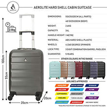 Load image into Gallery viewer, Aerolite Lightweight 4 Wheel ABS Hard Shell Travel Trolley 3 Piece Luggage Suitcase Set, 21" Cabin + 25" + 29" Hold Check in Luggage, Charcoal