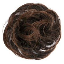 Load image into Gallery viewer, PRETTYSHOP Hairpiece Scrunchie Scrunchy Bun Updo Bridal Hairstyle Ponytail Wavy Brown Mix G26B