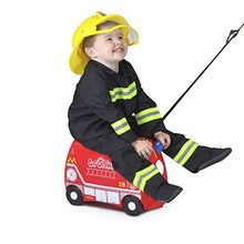 Load image into Gallery viewer, Trunki Children’s Ride-On Suitcase & Kid's Hand Luggage: Frank Fire Engine (Red)