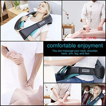 Load image into Gallery viewer, Neck Massager with Heat, Back Massager Gifts for Women / Men / Mom / Dad, Shiatsu Shoulder Massager, Electric Deep Tissue 4D Kneading Massage for Shoulder, Back and Neck, Massager Neck Pain Relief