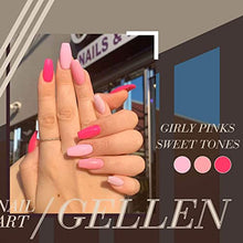 Load image into Gallery viewer, Gellen 16 Colors Gel Nail Polish Kit, With Top&Base Coats Happy Rainbow Collection Vibrant Bright Neon Tones- Trendy Spring Summer Nail Art Design Gel Polish Colors Home/Salon Manicure Set