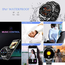 Load image into Gallery viewer, LIGE Smart Watch for Men, Bluetooth Calls Voice Chat Fitness Tracker with Blood Pressure Heart Rate Sleep Monitor,1.3" Full Touch Screen Activity Trackers IP67 Waterproof Pedometer for iOS Android