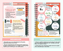 Load image into Gallery viewer, Slimming World Compatible Food Diet Diary Log Journal Weight Loss Wellness 7 Week Duration with Stickers 2022