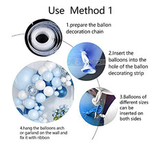 Load image into Gallery viewer, VAINECHAY Balloon Garland Arch kit Birthday Decorations Party Balloons Blue White Latex Sliver Confetti ballon for Boy Birthday Baby Shower Party Wedding Decoration