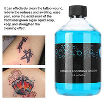 Load image into Gallery viewer, Tattoo Wash Cleaning Soap, 500ml High Enrichment Tattoo Aftercare Solution Cleaning Process Liquid Soap Tattooing Supply Suitable for All People
