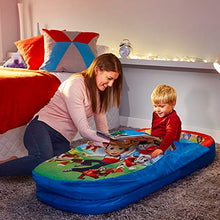 Load image into Gallery viewer, Readybed Paw Patrol Airbed and Sleeping Bag in One, Fabric, Blue, 130x61x23 cm