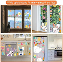Load image into Gallery viewer, Easter Window Stickers, Easter Decorations 9 Sheets 121 Pcs Easter Stickers Window Easter Bunny Window Clings Pvc Static Stickers, Ideal Easter Gifts for Kids & Adults Used for Home Office Shop Window