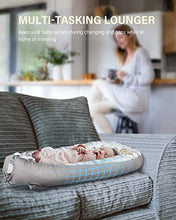 Load image into Gallery viewer, Yoocaa Baby Nest, Baby Nest Pod for Newborn, Portable Breathable Cotton Baby Lounger for Napping and Traveling (0-12 Months), Animal