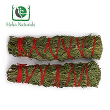 Load image into Gallery viewer, 2 Cedar Incense Sticks | Natural Incense for Home Cleansing, Protection and Wisdom | Aromatic Smudging Herb with Woodsy and Fresh Fragrance | 2 Pack 13-15 cm 5-6 inches
