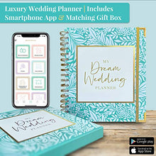 Load image into Gallery viewer, Luxury Wedding Planner Book Organiser Journal | Perefect Engagement Gift Presented in a Gift Box | Interactive Smartphone App Included | Checklist | Pullout Pages | Storage Plus Much More