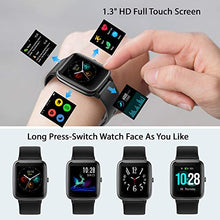Load image into Gallery viewer, TEMINICE High-End Fitness Trackers,Health Sports Smart Watch with Heart Rate & Sleep Monitor,Calorie Step Counter,1.3" Touch Screen,IP68 Waterproof Pedometer Activity Trackers for Kids Women Men