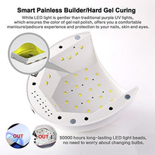 Load image into Gallery viewer, UV Nail Lamp, SUNUV 48W Professional UV Light for Gel Nails with Timer and Sensor, Manicure and Pedicure Nail Art Tools for Home and Salon