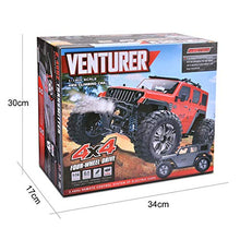 Load image into Gallery viewer, MKZDGM Remote Control High Speed RC Cars 4WD Rock Racer Off-Road 4x4 Electric,2.4Ghz 1:14 Scale RTR Hobby Grade Cross 25KM/H Remote Control Truck (1521red-uk)