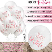 Load image into Gallery viewer, 12pk Team Bride Hen Party Balloons | Hen Do Wedding Decor Helium Balloon | Wedding Decorations Hen Party Supplies