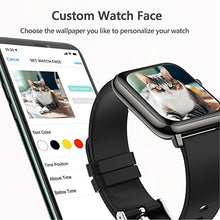 Load image into Gallery viewer, KALINCO Smart Watch, 1.4" Full Touch Fitness Watch with Heart Rate & Sleep Monitor, Fitness Tracker with Blood Pressure & Blood Oxygen Monitor, Waterproof IP67 Smartwatch for Men Women for Android iOS