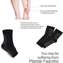 Load image into Gallery viewer, Dr Sock Soothers for Ladies Plantar Fasciitis Socks with Arch Support,Care Compression Socks with Ankle &Arch Support for Ladies Women & Men Running 3pairs (Rose pink,XXXL)