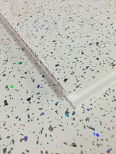 Load image into Gallery viewer, DBS White Sparkle 1m x 2.4m Shower Wall Panels Bathroom PVC Cladding Wet Wall