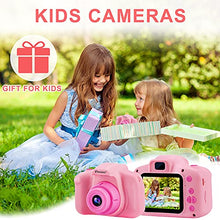 Load image into Gallery viewer, PROGRACE Kids Camera Girls & Boys Toys - Children Digital Camera for Kids Age 3 4 5 6 7 8 9 10 Year Old Birthday Girl Gifts Kids Camcorder Camera Toddler Video Recorder 1080P 2Inch Pink