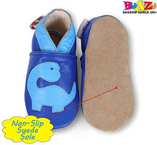 Load image into Gallery viewer, 0-6 Months 0-2DinoBaby Baby Leather Shoes Soft Sole Girl Boys Toddler Infant Walking First pram Gift New Born (0-2DinoBaby, 0_Months)