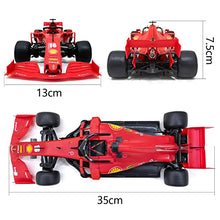 Load image into Gallery viewer, RC Vehicle Toy Remote Controlled Car Plug-In Kit to Build, 1/16 4WD F1 Ferrari SF1000 Supercar Assembly Building Kit with Remote Controller 2.4 GHz, Build Your Own DIY Sports Car for Children and Boys
