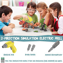 Load image into Gallery viewer, Dinosaur Toys for Kids 3-5 Year Old, Take Apart Dinosaur Toys with Dinosaur Skeleton, STEM Construction Educational Toys for Boys and Girls with Electric Drill, Birthday Dinosaur Gifts