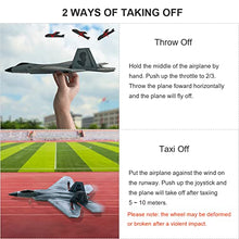 Load image into Gallery viewer, HAWK'S WORK 2 Channel RC Airplanes, F-22 RC Plane Ready to Fly, 2.4 GHz Remote Control Airplane, Easy to Fly RC Glider for Kids & Beginners