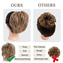 Load image into Gallery viewer, SARLA Messy Bun Hair Pieces for Women Thick Hair Buns Hairpieces Wavy Stright Fake Hair Scrunchies Chignon Ponytail Hair Accessories