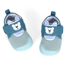 Load image into Gallery viewer, MASOCIO Baby Boy Shoes Infant Toddler First Walking Shoes Trainers 6-12 Months Size 2.5 UK Child Blue (Size Correction 3 to 2.5)