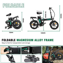 Load image into Gallery viewer, HITWAY Electric Bike E-Bike Foldable City Bikes 8.4h Battery, 250W Motor, Assist Range Up to 35-70Km BK5
