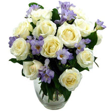Load image into Gallery viewer, Clare Florist Breathtaking Amethyst Bouquet with FREE Next Day Delivery - Rose and Freesia Fresh Flowers Perfect for Birthdays, Anniversaries and Thank You Gifts