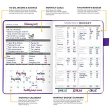 Load image into Gallery viewer, Clever Fox Budget Planner - Expense Tracker Notebook. Monthly Budgeting Journal, Finance Planner & Accounts Book to Take Control of Your Money. Undated - Start Anytime. A5 Size, Purple Hardcover