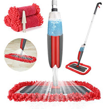 Load image into Gallery viewer, Spray Mop, Winpok Microfiber Mop for Floor Cleaning with 3 Reusable Pads and 300ML Refillable Bottle, 360 Degree Dry Wet Mop for Laminate Tile Ceramic Wood Floor Cleaning Kitchen