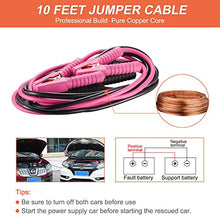 Load image into Gallery viewer, THINKWORK Car Emergency Kit for Teen Girl and Lady's Gifts, Pink Emergency Roadside Assistance kit with 10FT Jumper, First Aid Kit, Safety Hammer, Tow Rope, and More Ideal Pink Car Accessories Tool