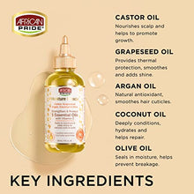 Load image into Gallery viewer, African Pride Moisture Miracle 5 Essential Oils for Hair to Strengthen & Protect 118 ml