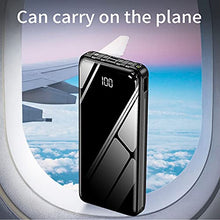 Load image into Gallery viewer, Bonkim Power Bank Portable Charger 13800mAh External Battery Pack Built-in 4 Cable and Flashlight,Backup Battery with LCD Display Ultra Slim Phone Charger Compatible with Smarthones, Tablets, and More