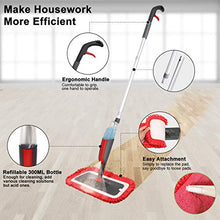 Load image into Gallery viewer, Spray Mop, Winpok Microfiber Mop for Floor Cleaning with 3 Reusable Pads and 300ML Refillable Bottle, 360 Degree Dry Wet Mop for Laminate Tile Ceramic Wood Floor Cleaning Kitchen