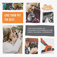 Load image into Gallery viewer, Shedding Brush Deshedding Tool by Simply Natural – Stainless Steel Deshedding Tool for Dogs and Deshedding Tool for Cats with Removable 10cm Shedding Blade