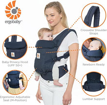 Load image into Gallery viewer, Ergobaby Baby Carrier for Newborn to Toddler up to 20kg, Adapt 3-Position Cool Air Mesh, Deep Blue